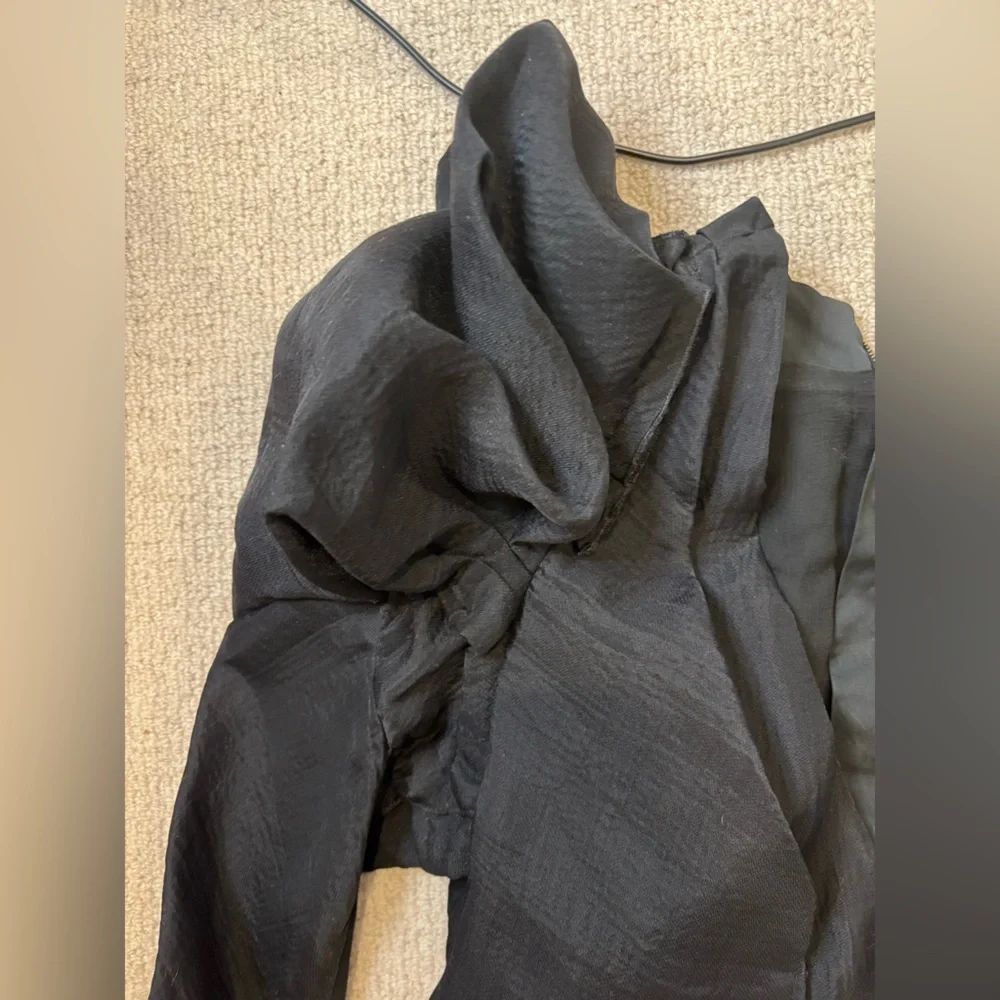 ****SOLD*** Louis Vuitton Fall 2009 Runway Black Dress with Pink Sash - Picture 4 of 11